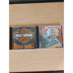 Best of Kansas and Harley Davidson Road Songs 2 CD Set Lot Good Condition